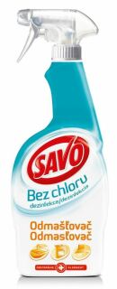 Savo degreaser disinfectant spray without chlorine 700 ml